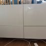 White Gloss Sideboard / Storage Cabinet Image 5