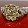 Diamond 9K gold natural diamonds ring Image 8