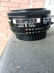 nikon 50mm f1.8 d lens , nikon f mount.