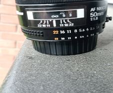 nikon 50mm f1.8 d lens , nikon f mount.