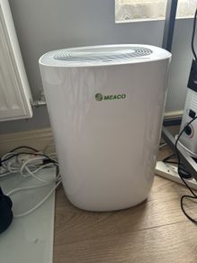 MEACO - MeacoDry ABC10L 10L Portable Dehumidifier - Silver & White
