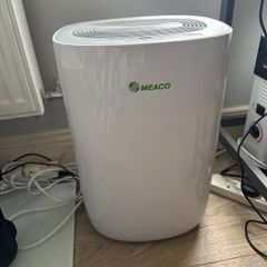 MEACO - MeacoDry ABC10L 10L Portable Dehumidifier - Silver & White