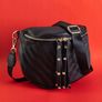 Black And Cream Bumper Bag Image 4