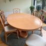 Lovely dining table and 6 chairs. Also includes sideboard. Image 2