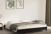 Bed Frame without Mattress Black 180x200 cm Super King Super King Velvet