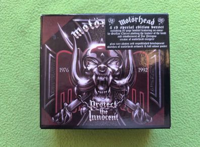 Rare Motorhead - Protect The Innocent 4 CD & Poster Special Edition Box Set