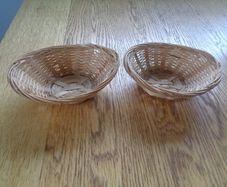 Wicker Baskets x 2 for Sale