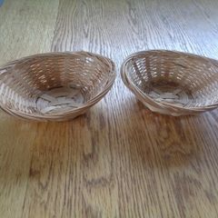 Wicker Baskets x 2 for Sale