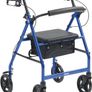 Two Lightweight Aluminium 4 Wheel Rollators. Image 10