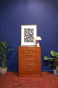 Vintage Teak Tallboy