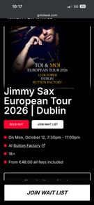 Jimmy Sax Tickets