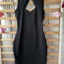 dress asos petite uk size 8 black dress back detail dress Image 3