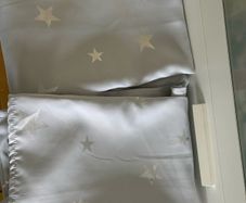 Grey Star print blackout Curtains Deconovo
