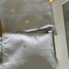 Grey Star print blackout Curtains Deconovo