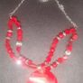 Bohemian Ethnic Style Red Pendant Necklace and Earring Set 3PCS Free Postage Image 3