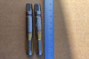 IN STOCK. Lot of 2 Custom Reground M13 x 1.0 Metric Fine Taps (Modified from USSR M14x1).