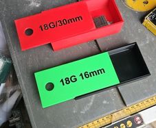 18 Brad Nail Storage boxes