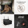 Wuglo extra stable dog car seat with seat belt Image 2