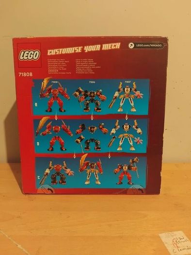 lego 71808 Kai's Elemental Fire Mech