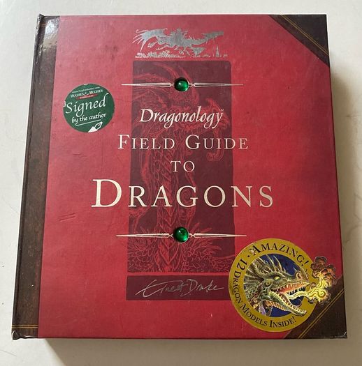 book Dragonology: Field Guide to Dragons signed by Ernest Drake first edition  2007