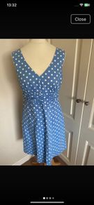 Boden cotton lined dress size 10