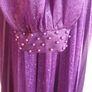 Lorensa Evening Dress Full Length Ball Gown Long Sleeves Lined Purple Size UK12 CAN POST Image 3