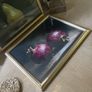 Two gold framed fruit prints. Image 3