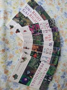 set of gardening books