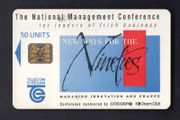 1991 Ireland 50 Unit Irish Management Institute (IMI) New Ways for the Nineties (Schlumberger SC4 &amp; SC5) Call Card used with 21 units left. Telecom Eireann card number 1021
