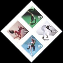 2012 Ireland Contemporary Dance Self-Adhesive Commemorative Stamp Booklet Mint Never Hinged (MNH)