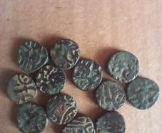 12 Ancient Coins from India Princly States