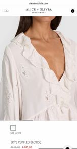 Alice + Olivia designer blouse size M
