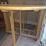 Solid Light Wood Foldable Table Image 3