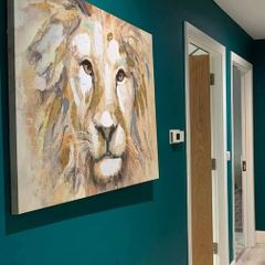 Canvas wall art King Leo