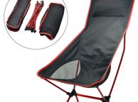 main image for ad Brand New Outdoor Camping Chairs Folding Moon Chair Portable Extended Hiking Seat Beach Fishing Chair Ultralight Garden Picnic Furniture