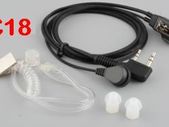 Speaker Mic With Clear Ear Tube (2 Pin L Type)