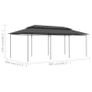 Gazebo 600x298x270 cm Anthracite Image 5