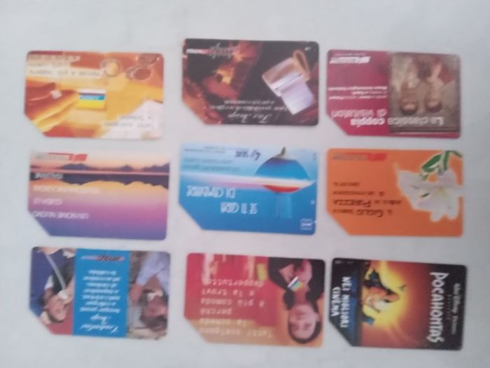 Call cards Italy and Greece. 99 cards
