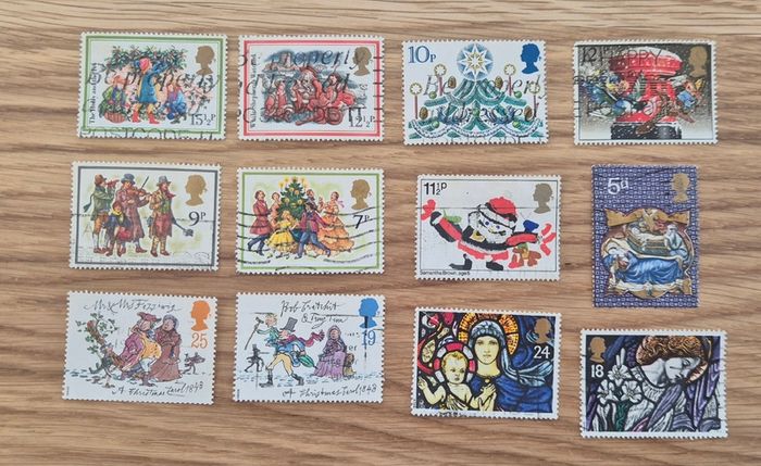 350 Postage Stamps