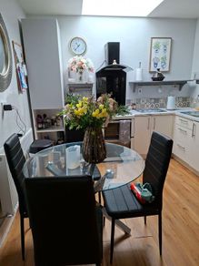 Kitchen, fridge freezer, dining table & chairs