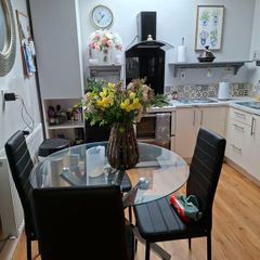 Kitchen, dining table & chairs
