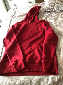Mens Burgundy hoodie size M