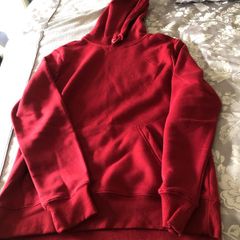 Mens Burgundy hoodie size M