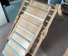Beautiful Pikler Triangle & 2 Activity Slides