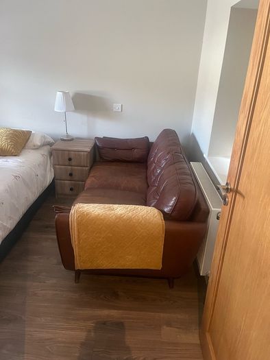 Zinc DFS Leather Sofa Perfect Condition