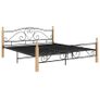 Bed Frame Black Metal 180x200 cm Image 7