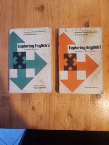 Exploring English 1,3. BOTH First Edition 1967 Paperback In Good Condition.  See Photos For Same.