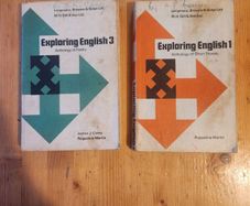 Exploring English 1,3. BOTH First Edition 1967 Paperback In Good Condition.  See Photos For Same.