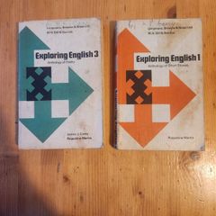 Exploring English 1,3. BOTH First Edition 1967 Paperback In Good Condition.  See Photos For Same.