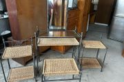 4 piece wicker set